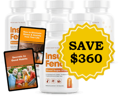 Insufend Blood Sugar Support – 6-Bottle Pack for Effective Diabetes Control